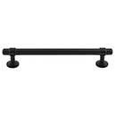 Top Knobs [TK3003BLK] Die Cast Zinc Cabinet Pull Handle - Ellis Series - Oversized - Flat Black Finish - 6 5/16" C/C - 7 11/16" L