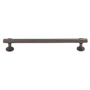 Top Knobs [TK3004AG] Die Cast Zinc Cabinet Pull Handle - Ellis Series - Oversized - Ash Gray Finish - 7 9/16" C/C - 9" L