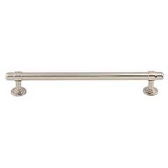 Top Knobs [TK3004PN] Die Cast Zinc Cabinet Pull Handle - Ellis Series - Oversized - Polished Nickel Finish - 7 9/16&quot; C/C - 9&quot; L