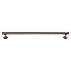 Top Knobs [TK3006AG] Die Cast Zinc Cabinet Pull Handle - Ellis Series - Oversized - Ash Gray Finish - 12&quot; C/C - 13 3/8&quot; L