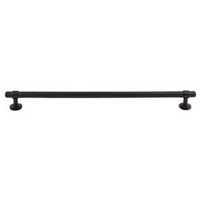 Top Knobs [TK3006BLK] Die Cast Zinc Cabinet Pull Handle - Ellis Series - Oversized - Flat Black Finish - 12" C/C - 13 3/8" L