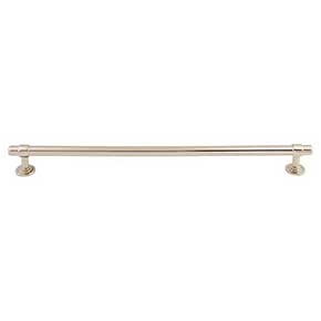 Top Knobs [TK3006PN] Die Cast Zinc Cabinet Pull Handle - Ellis Series - Oversized - Polished Nickel Finish - 12" C/C - 13 3/8" L