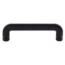 Top Knobs [TK3041BLK] Die Cast Zinc Cabinet Pull Handle - Hartridge Series - Standard Size - Flat Black Finish - 3 3/4" C/C - 4 5/16" L