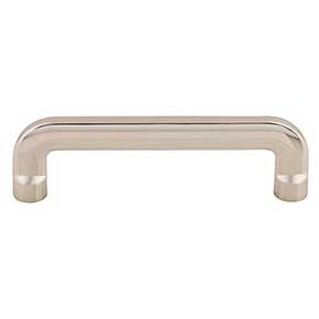 Top Knobs [TK3041PN] Die Cast Zinc Cabinet Pull Handle - Hartridge Series - Standard Size - Polished Nickel Finish - 3 3/4" C/C - 4 5/16" L