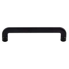 Top Knobs [TK3042BLK] Die Cast Zinc Cabinet Pull Handle - Hartridge Series - Oversized - Flat Black Finish - 5 1/16" C/C - 5 1/2" L