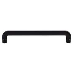 Top Knobs [TK3043BLK] Die Cast Zinc Cabinet Pull Handle - Hartridge Series - Oversized - Flat Black Finish - 6 5/16" C/C - 6 13/16" L
