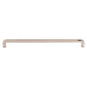 Top Knobs [TK3046PN] Die Cast Zinc Cabinet Pull Handle - Hartridge Series - Oversized - Polished Nickel Finish - 12" C/C - 12 1/2" L