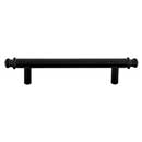 Top Knobs [TK3052BLK] Die Cast Zinc Cabinet Pull Handle - Julian Series - Standard Size - Flat Black Finish - 3 3/4&quot; C/C - 5 3/4&quot; L