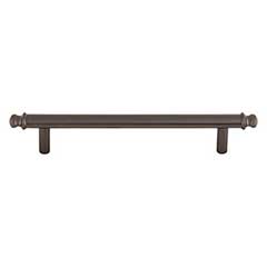 Top Knobs [TK3053AG] Die Cast Zinc Cabinet Pull Handle - Julian Series - Oversized - Ash Gray Finish - 5 1/16" C/C - 7" L
