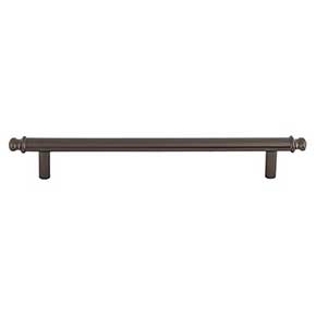 Top Knobs [TK3054AG] Die Cast Zinc Cabinet Pull Handle - Julian Series - Oversized - Ash Gray Finish - 6 5/16" C/C - 8 1/4" L