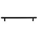 Top Knobs [TK3055BLK] Die Cast Zinc Cabinet Pull Handle - Julian Series - Oversized - Flat Black Finish - 7 9/16" C/C - 9 1/2" L