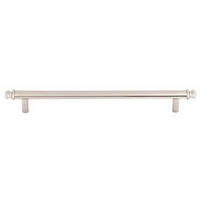 Top Knobs [TK3055PN] Die Cast Zinc Cabinet Pull Handle - Julian Series - Oversized - Polished Nickel Finish - 7 9/16" C/C - 9 1/2" L