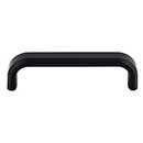 Top Knobs [TK3011BLK] Die Cast Zinc Cabinet Pull Handle - Telfair Series - Standard Size - Flat Black Finish - 3 3/4&quot; C/C - 4 1/8&quot; L