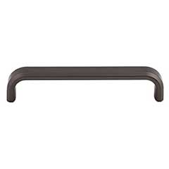 Top Knobs [TK3012AG] Die Cast Zinc Cabinet Pull Handle - Telfair Series - Oversized - Ash Gray Finish - 5 1/16&quot; C/C - 5 3/8&quot; L