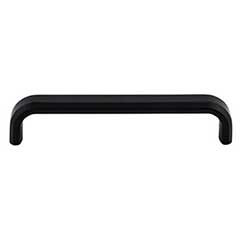 Top Knobs [TK3012BLK] Die Cast Zinc Cabinet Pull Handle - Telfair Series - Oversized - Flat Black Finish - 5 1/16" C/C - 5 3/8" L