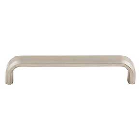 Top Knobs [TK3012BSN] Die Cast Zinc Cabinet Pull Handle - Telfair Series - Oversized - Brushed Satin Nickel Finish - 5 1/16" C/C - 5 3/8" L