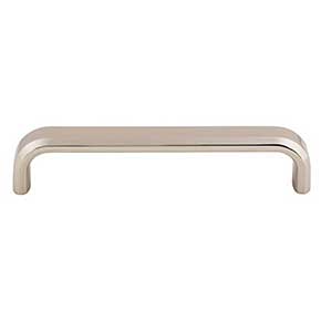 Top Knobs [TK3012PN] Die Cast Zinc Cabinet Pull Handle - Telfair Series - Oversized - Polished Nickel Finish - 5 1/16" C/C - 5 3/8" L