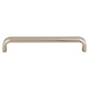Top Knobs [TK3013PN] Die Cast Zinc Cabinet Pull Handle - Telfair Series - Oversized - Polished Nickel Finish - 6 5/16" C/C - 6 5/8" L