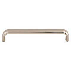 Top Knobs [TK3013PN] Die Cast Zinc Cabinet Pull Handle - Telfair Series - Oversized - Polished Nickel Finish - 6 5/16" C/C - 6 5/8" L