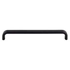 Top Knobs [TK3014BLK] Die Cast Zinc Cabinet Pull Handle - Telfair Series - Oversized - Flat Black Finish - 7 9/16" C/C - 7 15/16" L