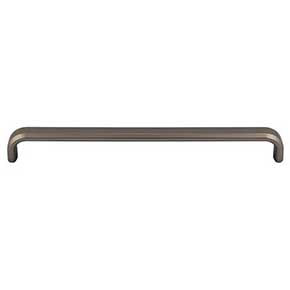 Top Knobs [TK3015AG] Die Cast Zinc Cabinet Pull Handle - Telfair Series - Oversized - Ash Gray Finish - 8 13/16" C/C - 9 3/16" L