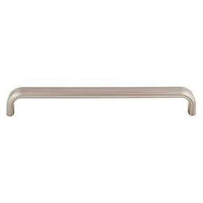Top Knobs [TK3015BSN] Die Cast Zinc Cabinet Pull Handle - Telfair Series - Oversized - Brushed Satin Nickel Finish - 8 13/16" C/C - 9 3/16" L