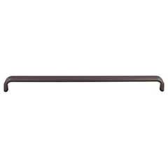 Top Knobs [TK3016AG] Die Cast Zinc Cabinet Pull Handle - Telfair Series - Oversized - Ash Gray Finish - 12" C/C - 12 7/16" L