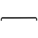 Top Knobs [TK3016BLK] Die Cast Zinc Cabinet Pull Handle - Telfair Series - Oversized - Flat Black Finish - 12" C/C - 12 7/16" L