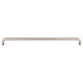 Top Knobs [TK3016BSN] Die Cast Zinc Cabinet Pull Handle - Telfair Series - Oversized - Brushed Satin Nickel Finish - 12" C/C - 12 7/16" L