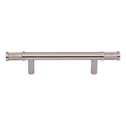 Top Knobs [TK3232BSN] Steel Cabinet Pull Handle - Burnham Series - Standard Size - Brushed Satin Nickel Finish - 3 3/4" C/C - 6 7/8" L