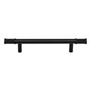 Top Knobs [TK3233BLK] Steel Cabinet Pull Handle - Burnham Series - Oversized - Flat Black Finish - 5 1/16" C/C - 8 1/16" L