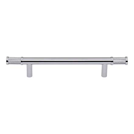 Top Knobs [TK3233PC] Steel Cabinet Pull Handle - Burnham Series - Oversized - Polished Chrome Finish - 5 1/16" C/C - 8 1/16" L