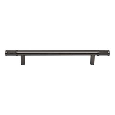 Top Knobs [TK3234AG] Steel Cabinet Pull Handle - Burnham Series - Oversized - Ash Gray Finish - 6 5/16" C/C - 9 1/4" L