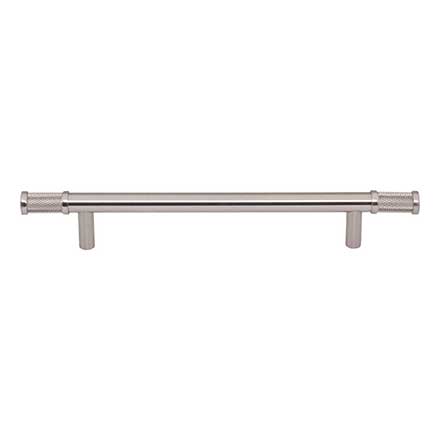 Top Knobs [TK3234BSN] Steel Cabinet Pull Handle - Burnham Series - Oversized - Brushed Satin Nickel Finish - 6 5/16" C/C - 9 1/4" L
