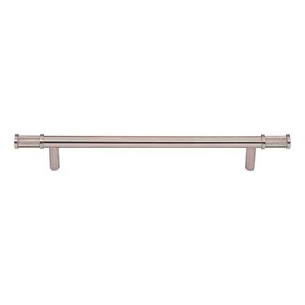 Top Knobs [TK3235BSN] Steel Cabinet Pull Handle - Burnham Series - Oversized - Brushed Satin Nickel Finish - 7 9/16" C/C - 10 3/8" L
