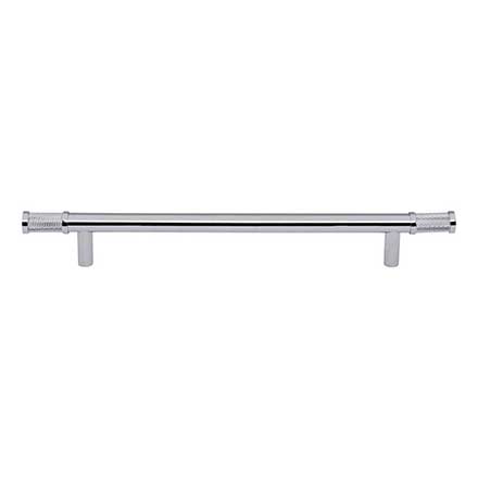 Top Knobs [TK3235PC] Steel Cabinet Pull Handle - Burnham Series - Oversized - Polished Chrome Finish - 7 9/16" C/C - 10 3/8" L
