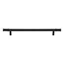 Top Knobs [TK3236BLK] Steel Cabinet Pull Handle - Burnham Series - Oversized - Flat Black Finish - 8 13/16" C/C - 11 7/8" L