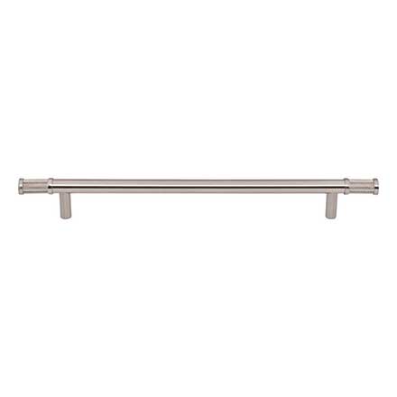 Top Knobs [TK3236BSN] Steel Cabinet Pull Handle - Burnham Series - Oversized - Brushed Satin Nickel Finish - 8 13/16" C/C - 11 7/8" L