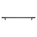 Top Knobs [TK3237AG] Steel Cabinet Pull Handle - Burnham Series - Oversized - Ash Gray Finish - 12&quot; C/C - 15&quot; L