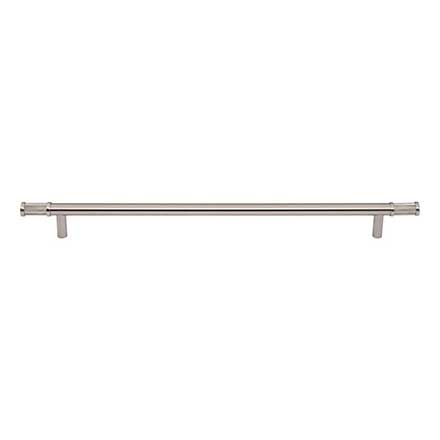 Top Knobs [TK3237BSN] Steel Cabinet Pull Handle - Burnham Series - Oversized - Brushed Satin Nickel Finish - 12" C/C - 15" L