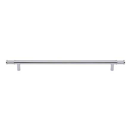 Top Knobs [TK3237PC] Steel Cabinet Pull Handle - Burnham Series - Oversized - Polished Chrome Finish - 12" C/C - 15" L