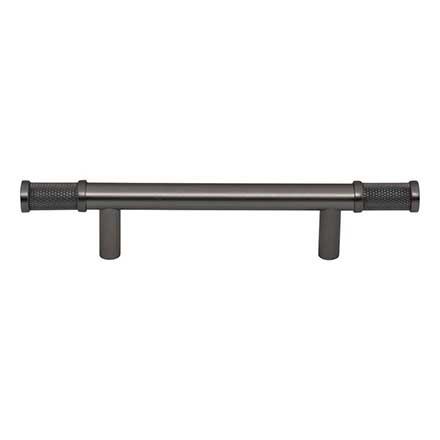 Top Knobs [TK3232AG] Steel Cabinet Pull Handle - Burnham Series - Standard Size - Ash Gray Finish - 3 3/4" C/C - 6 7/8" L