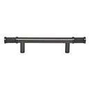 Top Knobs [TK3232AG] Steel Cabinet Pull Handle - Burnham Series - Standard Size - Ash Gray Finish - 3 3/4" C/C - 6 7/8" L