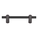 Top Knobs [TK3252AG] Steel Cabinet Pull Handle - Dempsey Series - Standard Size - Ash Gray Finish - 3 3/4" C/C - 5 3/4" L