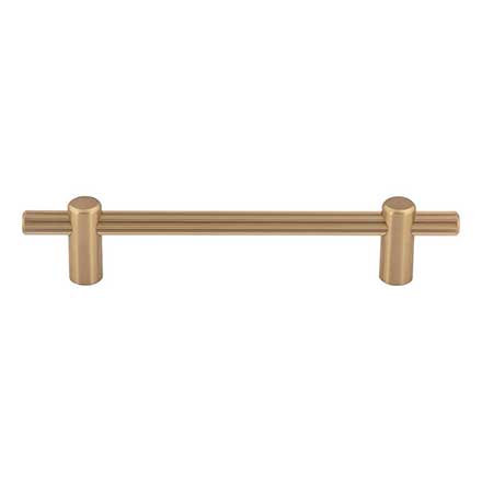 Top Knobs [TK3253HB] Steel Cabinet Pull Handle - Dempsey Series - Oversized - Honey Bronze Finish - 5 1/16&quot; C/C - 7&quot; L