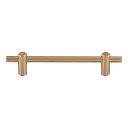 Top Knobs [TK3253HB] Steel Cabinet Pull Handle - Dempsey Series - Oversized - Honey Bronze Finish - 5 1/16" C/C - 7" L