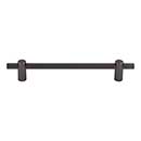 Top Knobs [TK3254AG] Steel Cabinet Pull Handle - Dempsey Series - Oversized - Ash Gray Finish - 6 5/16" C/C - 8 5/16" L