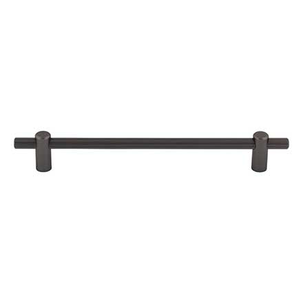 Top Knobs [TK3255AG] Steel Cabinet Pull Handle - Dempsey Series - Oversized - Ash Gray Finish - 7 9/16&quot; C/C - 9 1/16&quot; L