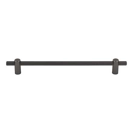 Top Knobs [TK3256AG] Steel Cabinet Pull Handle - Dempsey Series - Oversized - Ash Gray Finish - 8 13/16&quot; C/C - 10 7/8&quot; L