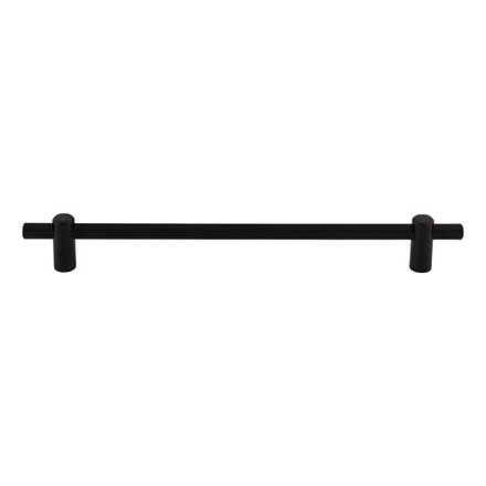 Top Knobs [TK3256BLK] Steel Cabinet Pull Handle - Dempsey Series - Oversized - Flat Black Finish - 8 13/16" C/C - 10 7/8" L